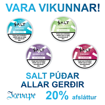 Salt Púðar